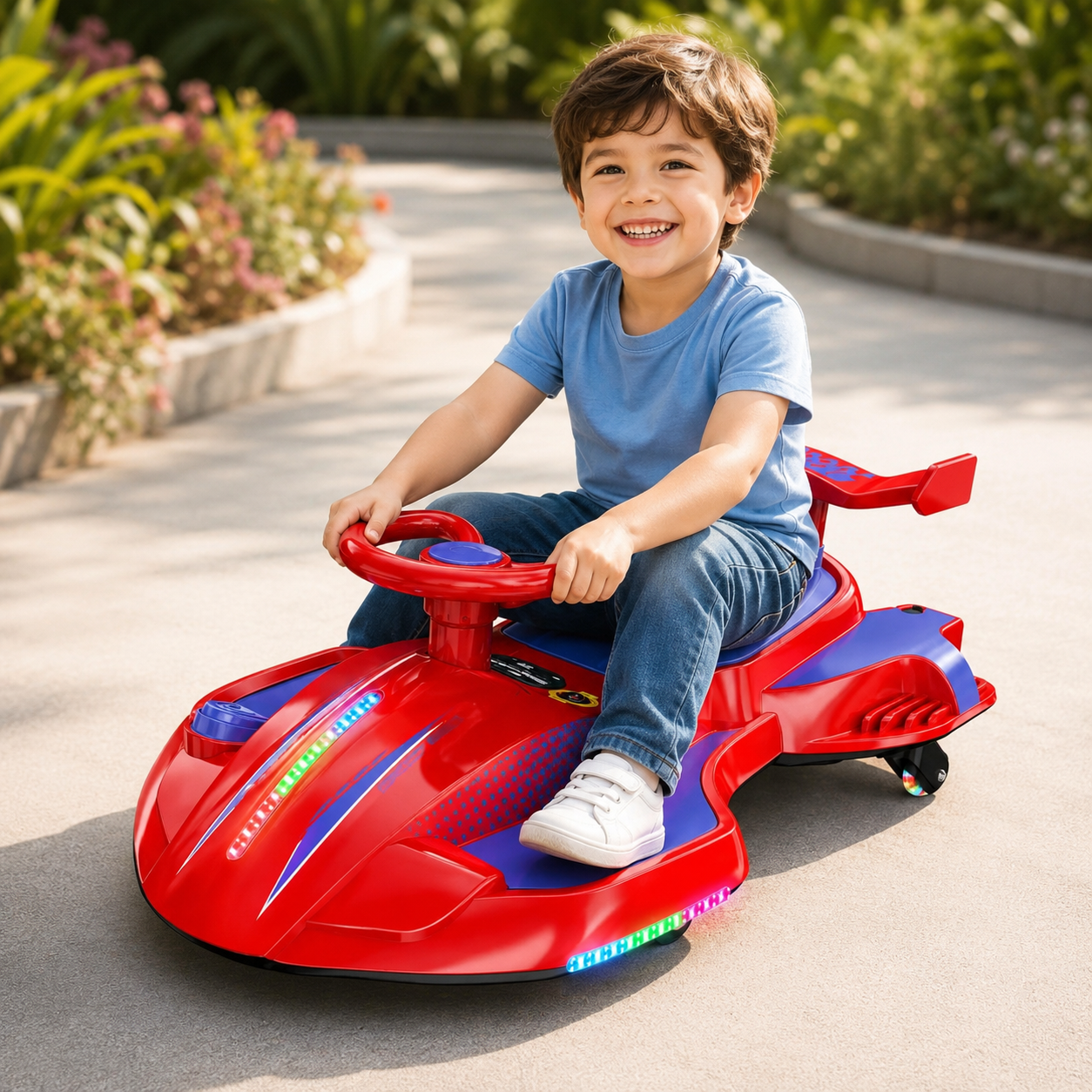Zoblex™ SpinRider 360 Electric Wiggle Car