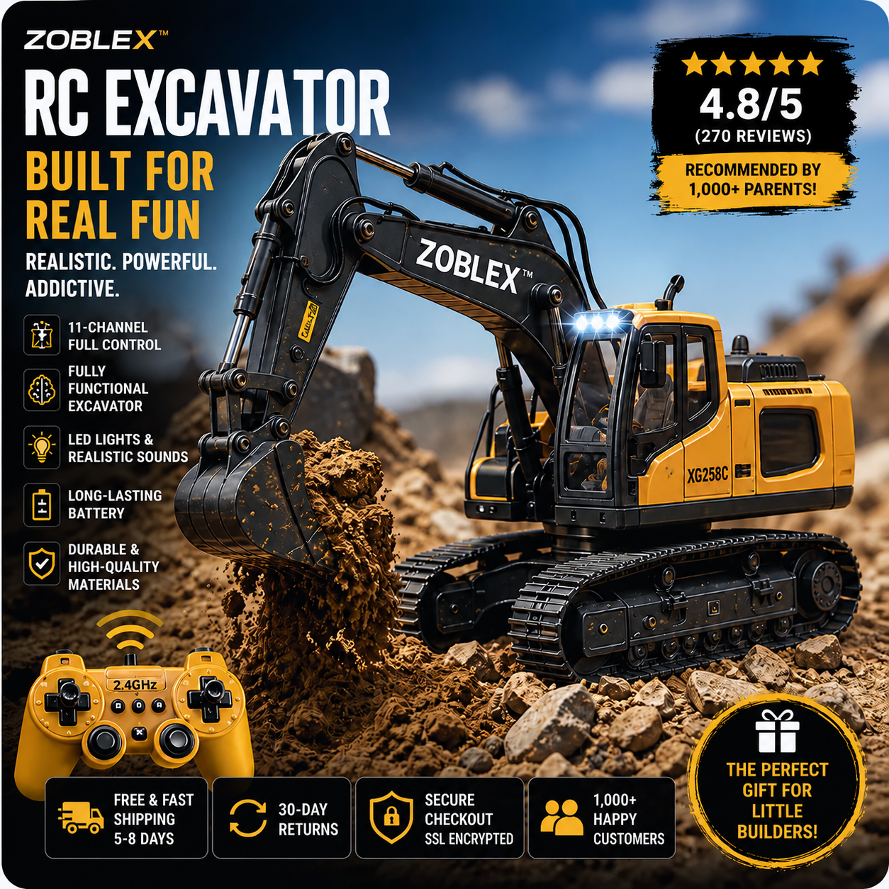 Zoblex™ RC Excavator